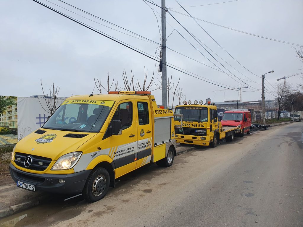 Intervenție tractare non-stop